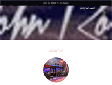 Tablet Screenshot of johnrolfelounge.com